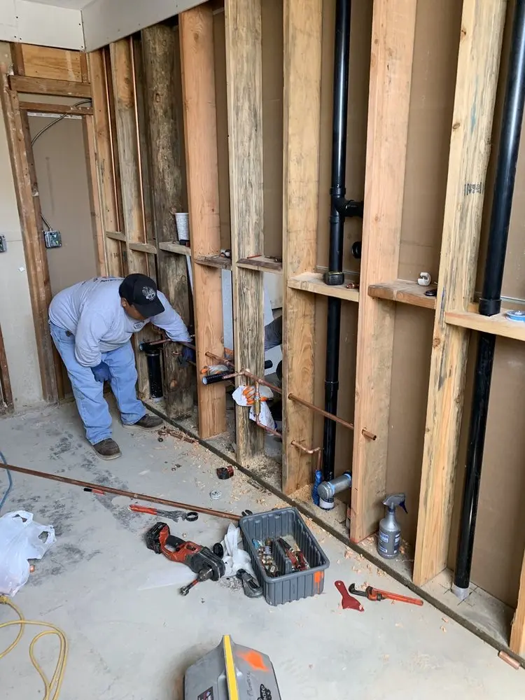 Commercial rough-in plumbing for Gas Line Repair in Lynwood